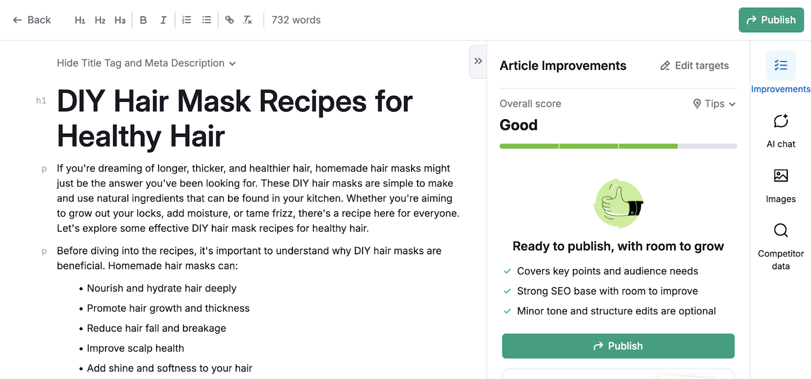 The article is redrafted with new keywords.