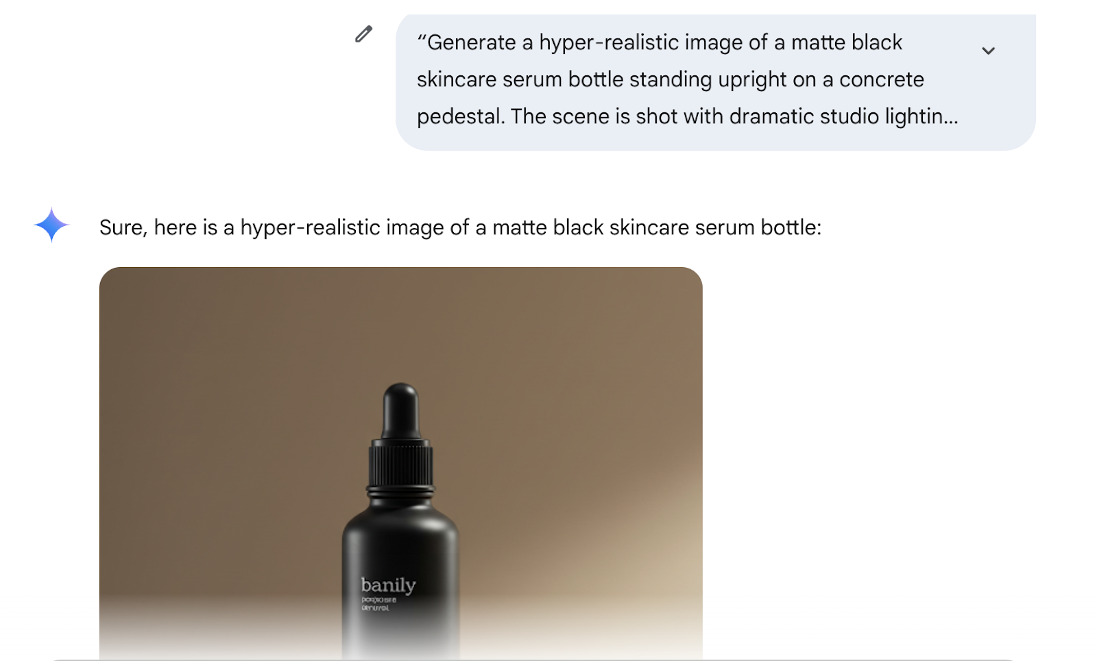 Creating product images with Gemini